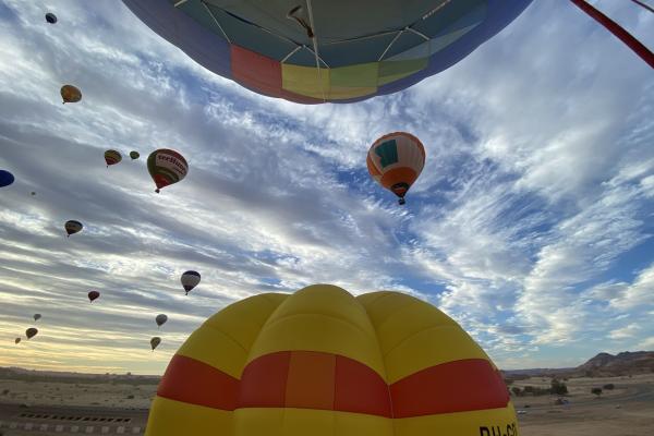 Ballonvaren Winter at Tantora