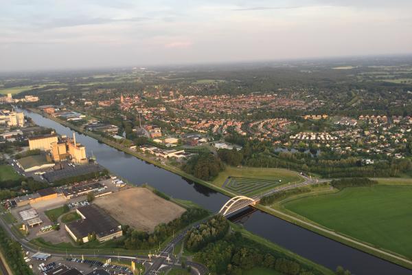 Lochem vanuit de luchtballon