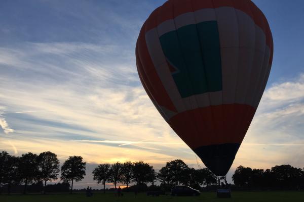Prive ballonvaart uit Laren Gelderland